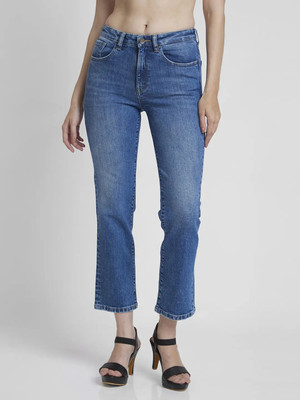 Spykar Tapered Fit Women Blue Jeans