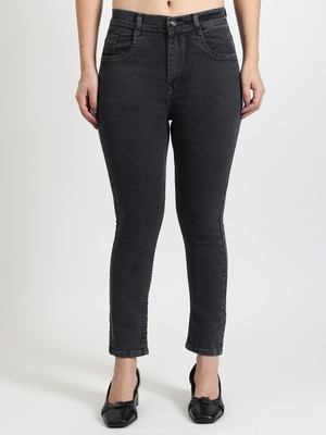TYFFYN Slim Women Grey Jeans