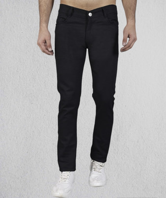 Gajanand Slim Men Black Jeans