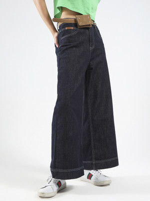 Sera Flared Women Blue Jeans