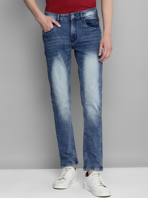Allen Cooper Comfortable Slim Mid Rise Stretchable Regular Men Blue Jeans
