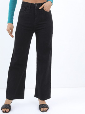 PINKLIT Regular Women Black Jeans