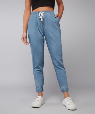 DOLCE CRUDO Jogger Fit Women Blue Jeans