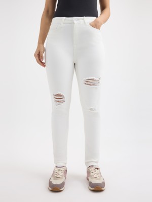 Pepe Jeans Skinny Women White Jeans