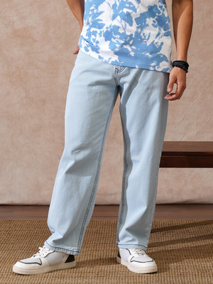 WROGN Loose Fit Men Blue Jeans