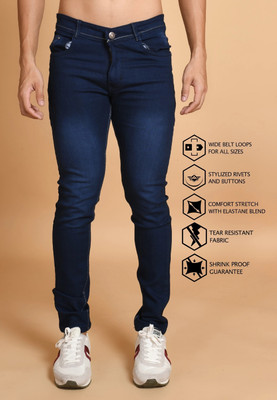 Lzard Regular Men Dark Blue Jeans