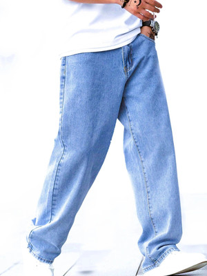ZAYSH Loose Fit Men Light Blue Jeans