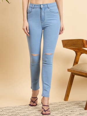 Mast & Harbour Skinny Women Light Blue Jeans