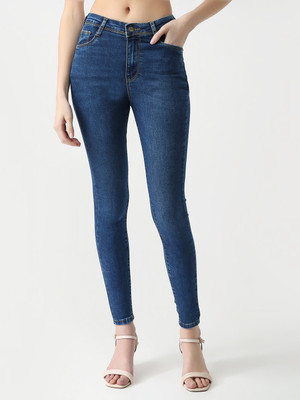 Kraus Jeans Women High-Rise Skinny Fit Jeans Skinny Women Blue Jeans
