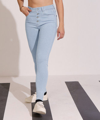 DOLCE CRUDO Skinny Women Light Blue Jeans
