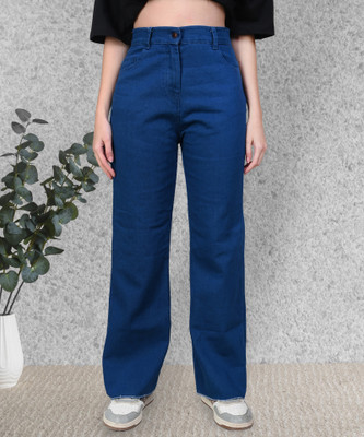 Coutume Collections Boot-Leg Women Dark Blue Jeans