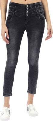 SQS Skinny Women Black Jeans