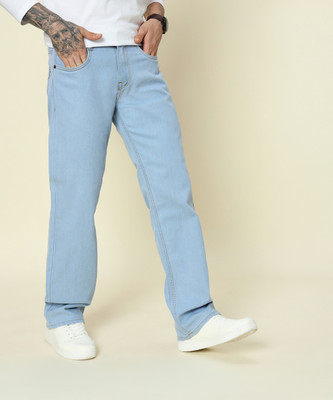 DENIM LOOK Loose Fit Men Light Blue Jeans