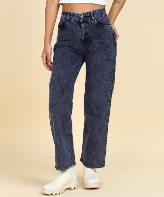 Robecult Flared Women Dark Blue Jeans