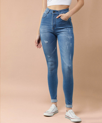 DOLCE CRUDO Skinny Women Blue Jeans