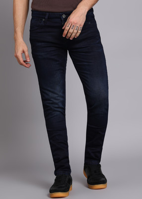 LAWMAN Slim Men Dark Blue Jeans