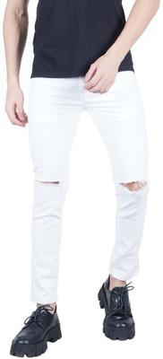 linaria Slim Men White Jeans