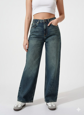 Kidoferia Boyfriend Women Blue Jeans