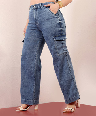 Miss Chase Flared Women Blue Jeans