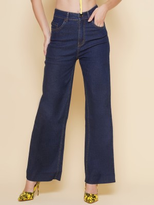 Puella Flared Women Blue Jeans