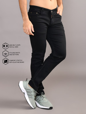Lzard Regular Men Black Jeans