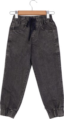 Cremlin Clothing Jogger Fit Boys & Girls Dark Grey Jeans