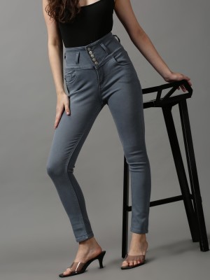 Showoff Skinny Women Grey Jeans