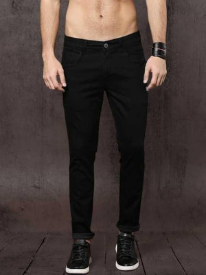 Crishtaliyo Slim Men Black Jeans