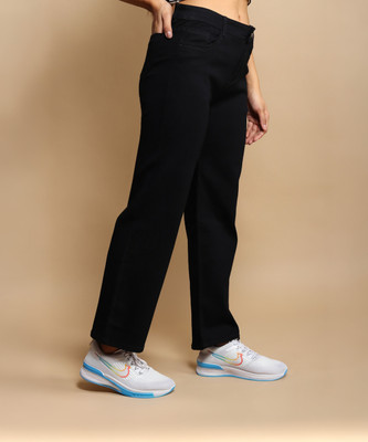 Live Ok Boyfriend Women Black Jeans