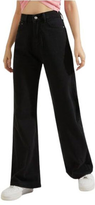 BINHARUN Flared Women Black Jeans