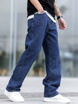 JAARA Relaxed Fit Men Dark Blue Jeans