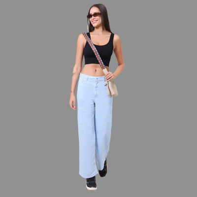 Waastra Relaxed Fit Women Light Blue Jeans