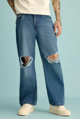 Rockwell Boot-Leg Men Blue Jeans