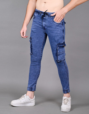 METRONAUT Jogger Fit Men Light Blue Jeans
