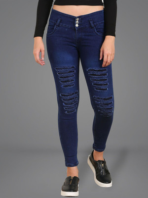 Moda Rapido Slim Women Blue Jeans