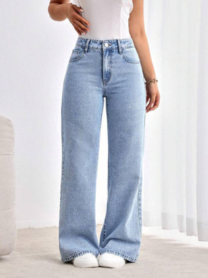 VBEAUTI Boyfriend Women Light Blue Jeans