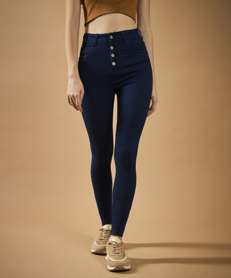 DOLCE CRUDO Skinny Women Dark Blue Jeans
