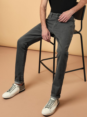 Wrangler Skinny Men Grey Jeans