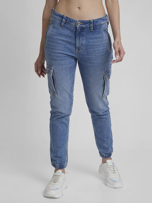Spykar Boyfriend Women Dark Blue Jeans