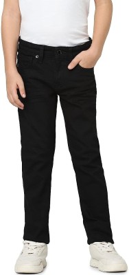 JAKSH PRO Slim Boys Black Jeans