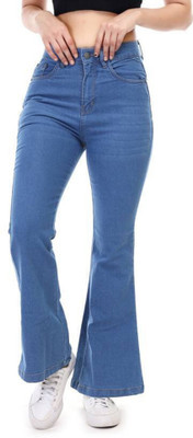 HouseOfCommon Boot-Leg Women Blue Jeans