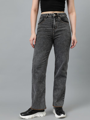KOTTY Flared Women Black Jeans
