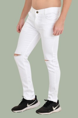 METRONAUT Tapered Fit Men White Jeans