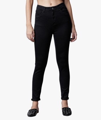 Tokyo Talkies Super Skinny Women Black Jeans