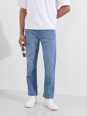 The Indian Garage Co. Straight Fit Men Blue Jeans