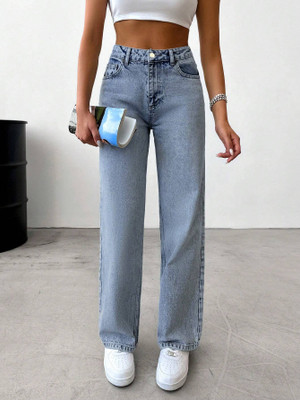 Glossia Relaxed Fit Women Light Blue Jeans