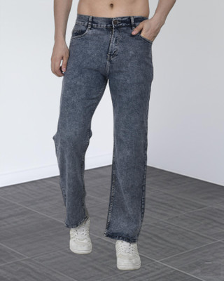 METRONAUT Loose Fit Men Dark Grey Jeans
