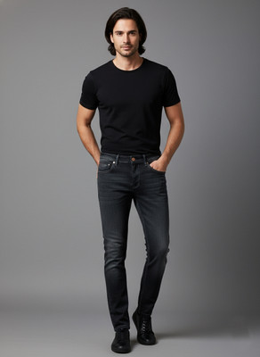 eliza fashion Regular Men Black Jeans