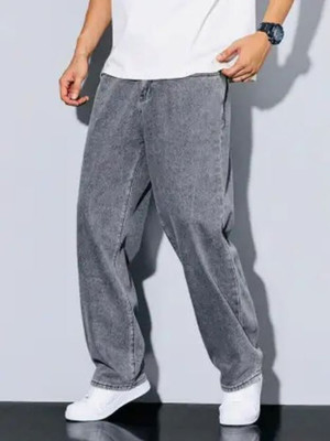 BREXX Straight Fit Men Grey Jeans