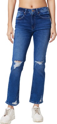 Spykar Straight Fit Women Blue Jeans